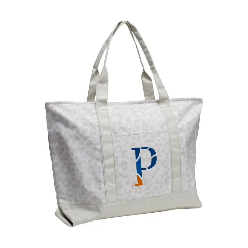 Wisconsin - Platteville Leopard Pattern Tote