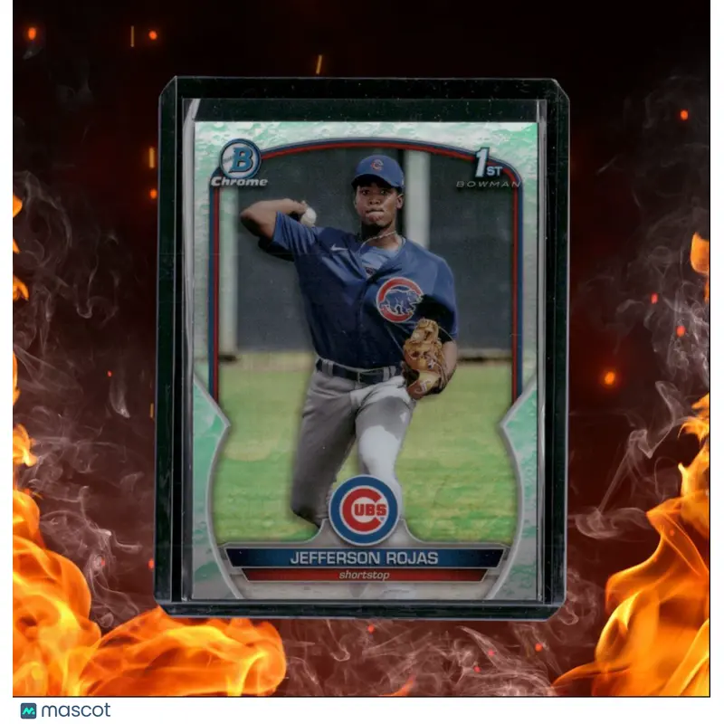 2023 Bowman Chrome Prospects Green Jefferson Rojas 1st Bowman #BCP-70