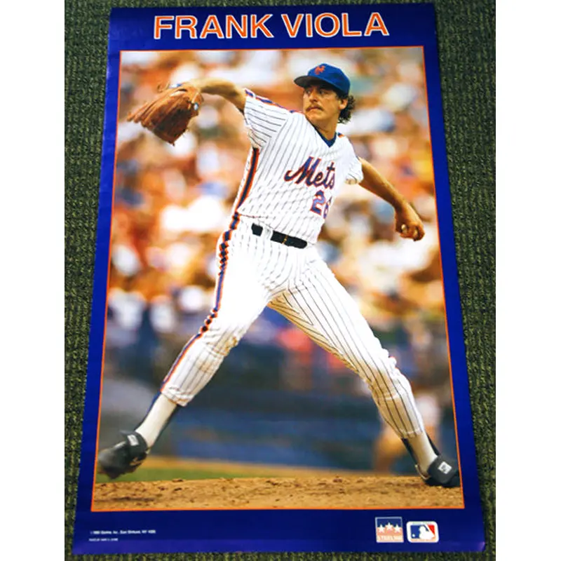 Frank Viola "Ace" New York Mets MLB Baseball Action Poster - Starline 1989