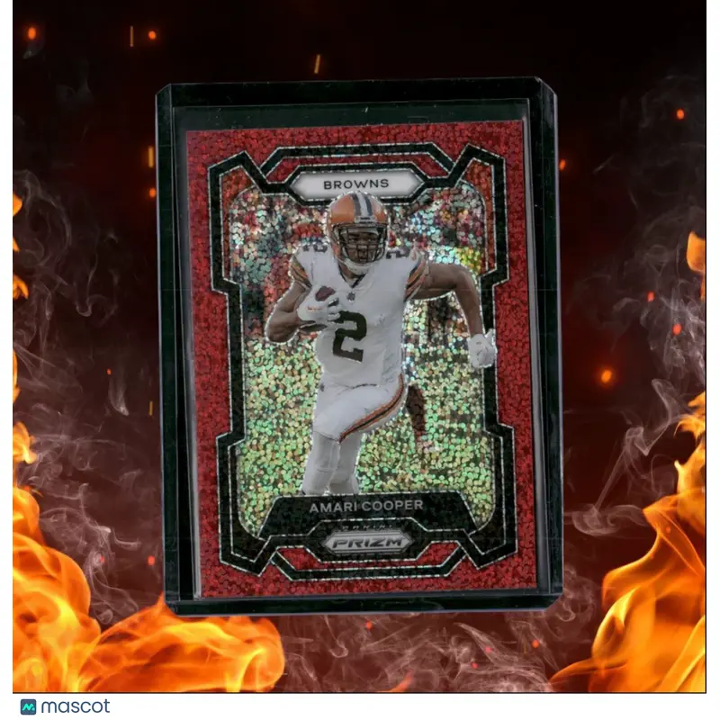 2023 Panini Prizm Amari Cooper Red Sparkle Prizm #64