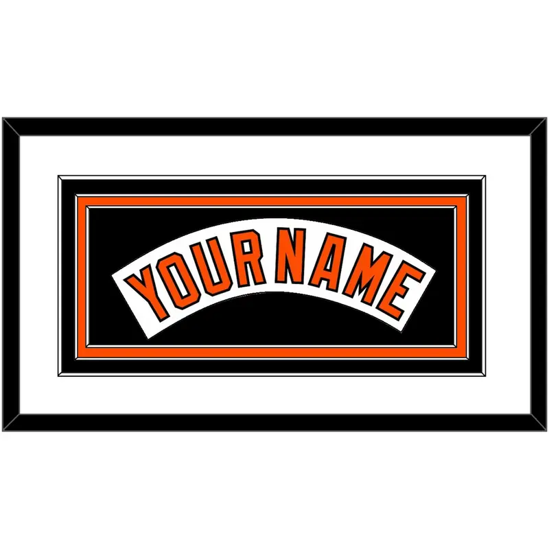 Baltimore Nameplate - Home White (1978-1988) - Triple Mat 2