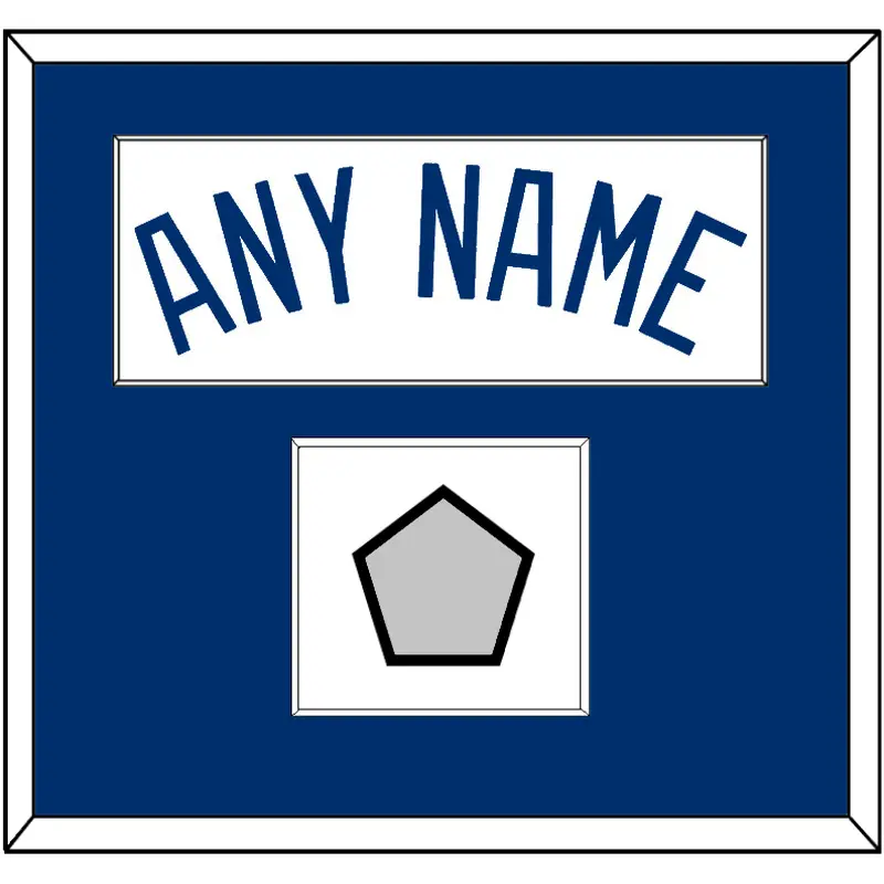 Los Angeles Name & World Series Champions Patch - Home White (2007-2023) - Single Mat 1