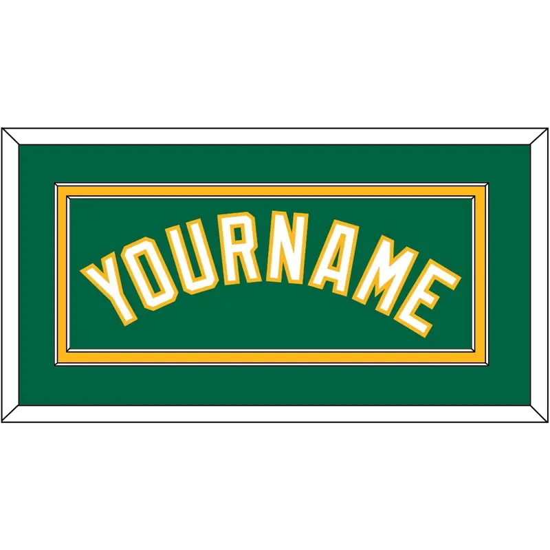 Oakland Name - Alternate Kelly Green - Double Mat 2