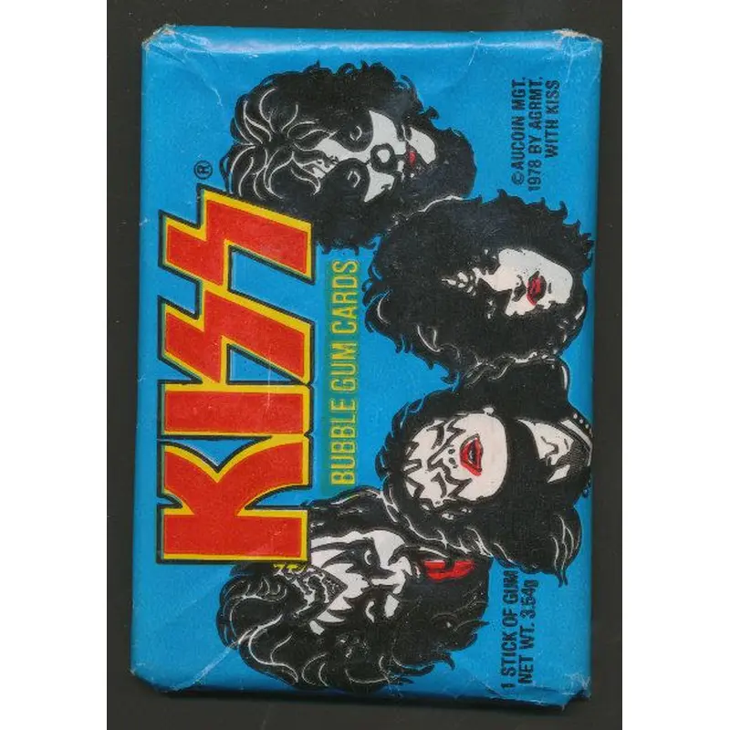1978 Donruss KISS Unopened Series 1 Wax Pack
