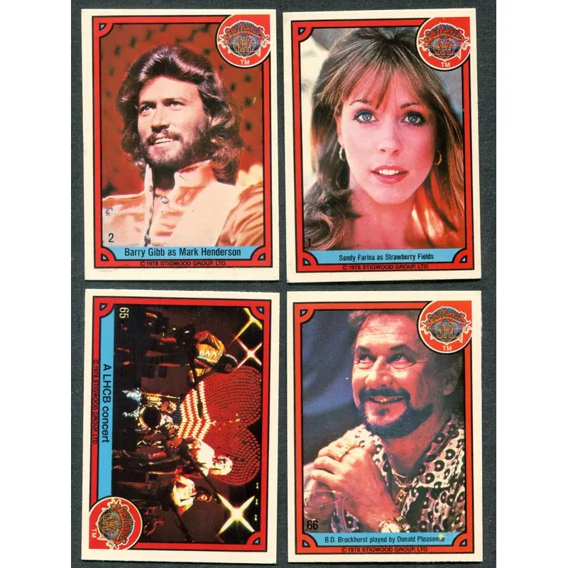 1978 Donruss SGT. Peppers Complete Set (66) NM NM/MT