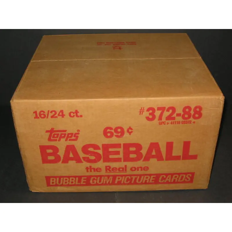 1988 Topps Baseball Cello Case (16 Box) (372-88)
