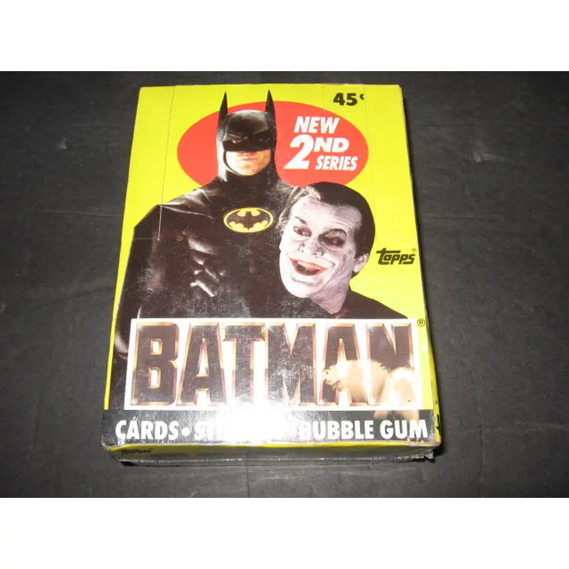 1989 Topps Batman Series 2 Unopened Wax Box (Authenticate)