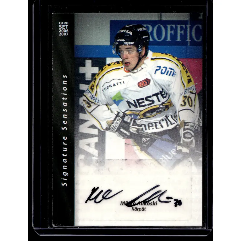 2006-07 Cardset Signature Sensations - Mikko Alikoski /88