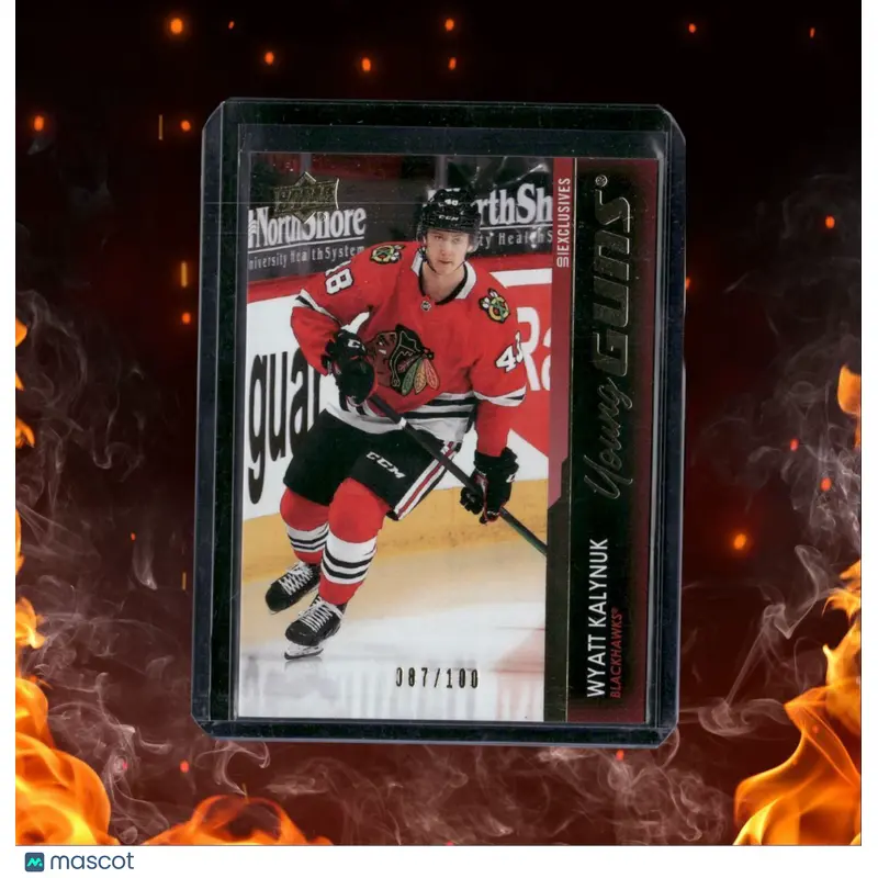 2021-22 Upper Deck Wyatt Kalynuk UD Exclusives Rookie 087/100 #213