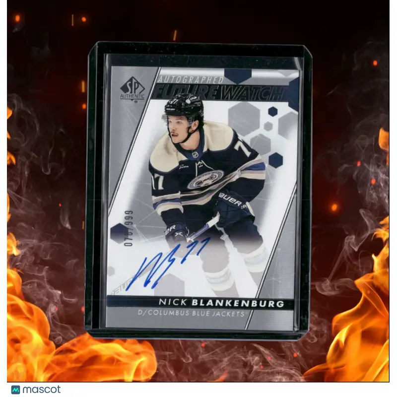 2022-23 SP Authentic Nick Blankenburg Future Watch Rookie Auto 078/999 #161