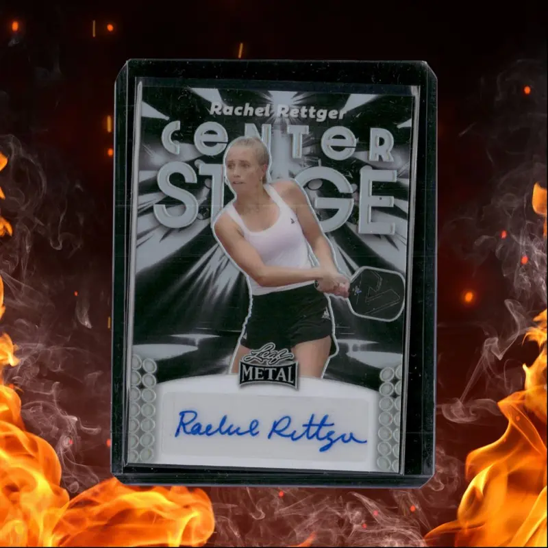 2024 Leaf Metal Pickleball Rachel Rettger Center Stage Silver Auto 2/5 #CS-RR1