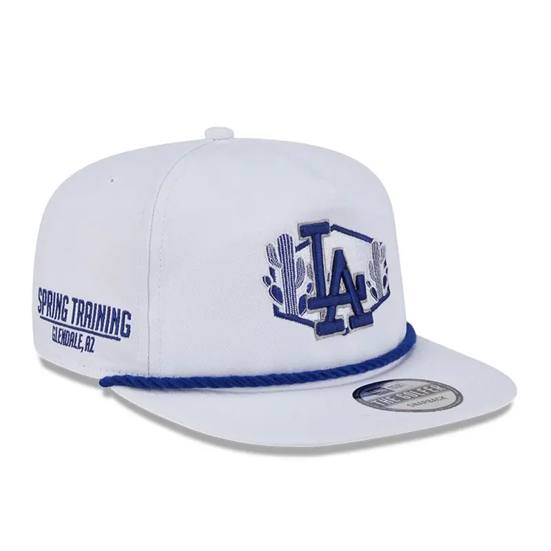 LA Dodgers Spring Training Fan Pack 2025 White Golfer Adjustable Cap