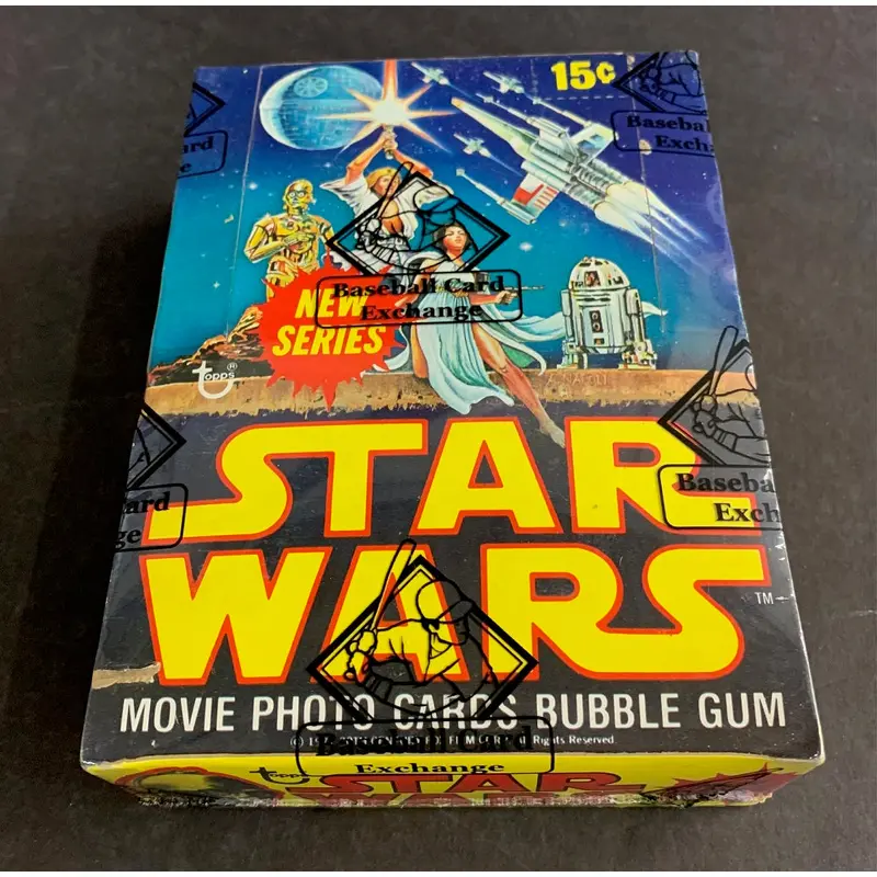 1977 Topps Star Wars Unopened Series 2 Wax Box (BBCE) (A14391)