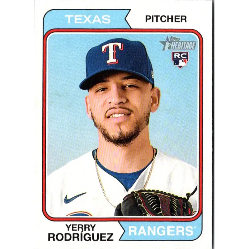2023 Topps Heritage Yerry Rodrguez #320 Rookie