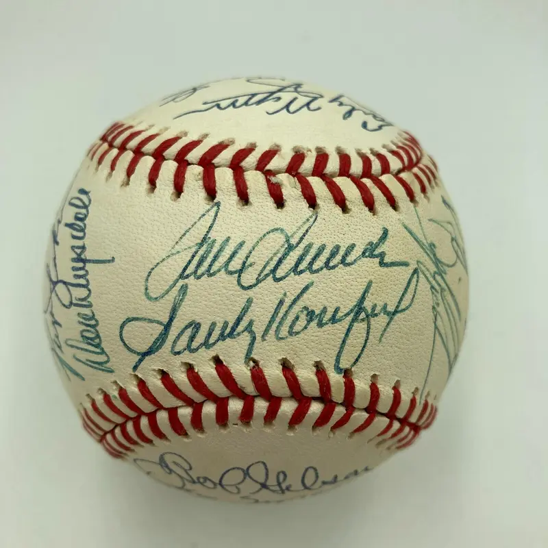Cy Young Pitchers Multi Signed Baseball Sandy Koufax Tom Seaver 28 Sigs JSA COA