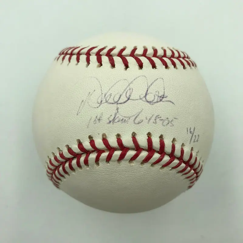 Derek Jeter "First Grand Slam 6-15-05" Signed Inscribed MLB Baseball Steiner COA