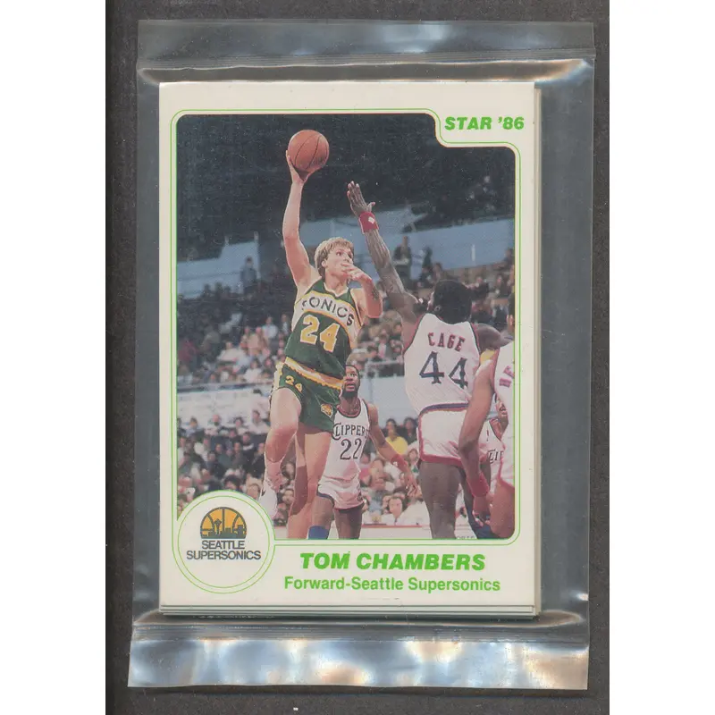 1985/86 Star Basketball Supersonics Complete Set (Sealed)