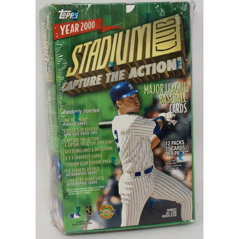 2000 Topps Stadium Club Baseball Jumbo Box (HTA) (12/15)