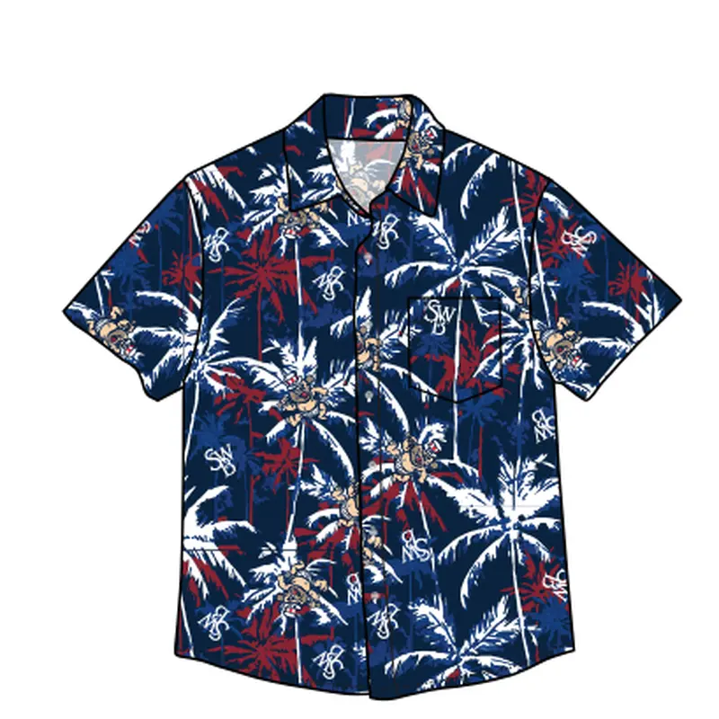 Scranton Wilkes-Barre RailRiders Hawaiian Shirt