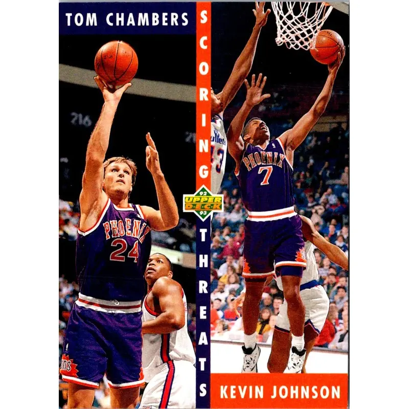 1992 Upper Deck Tom Chambers/Kevin Johnson #64