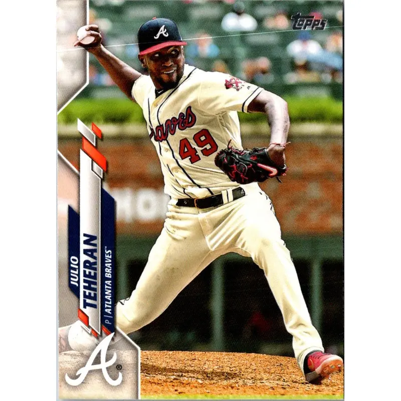 2020 Topps Orange Julio Teheran #195