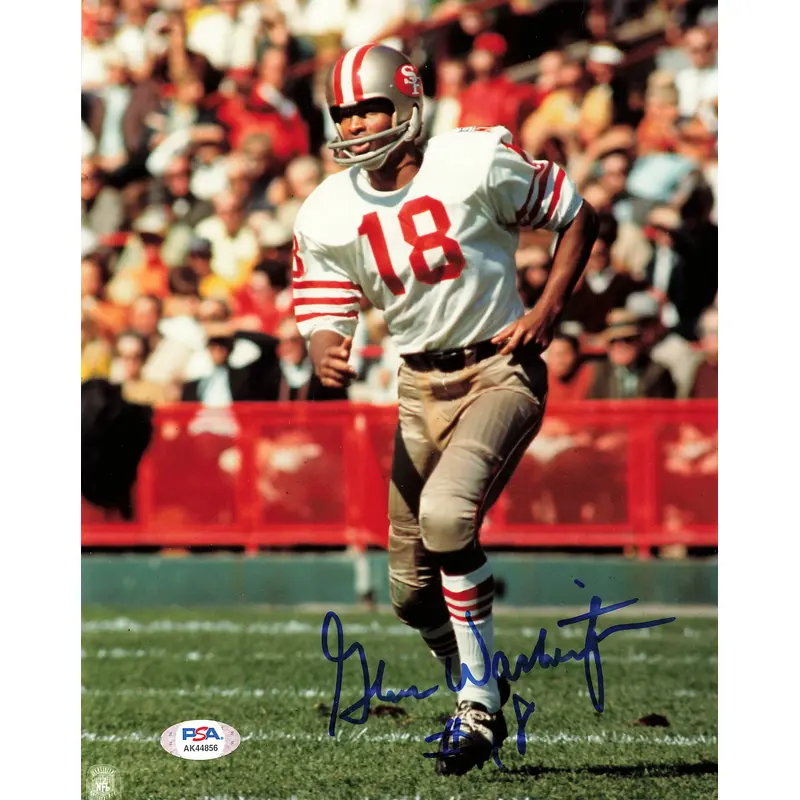GENE WASHINGTON signed 8x10 photo PSA/DNA San Francisco 49ers Autographed