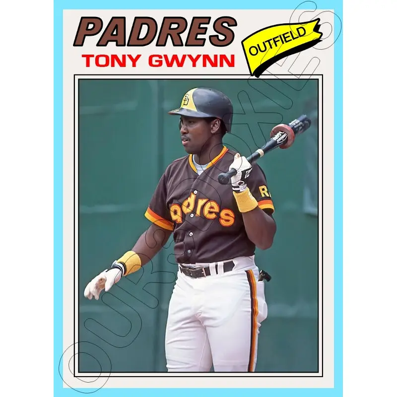 Tony Gwynn 1977 Topps Custom Card - 4879