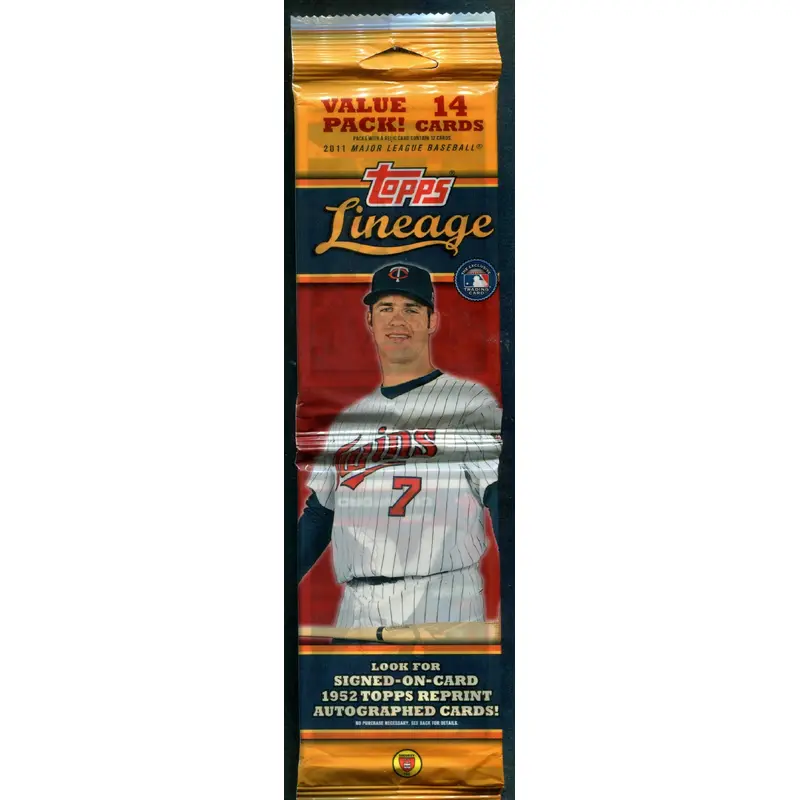 2011 Topps Lineage Baseball Unopened Value Hanger Pack (14)