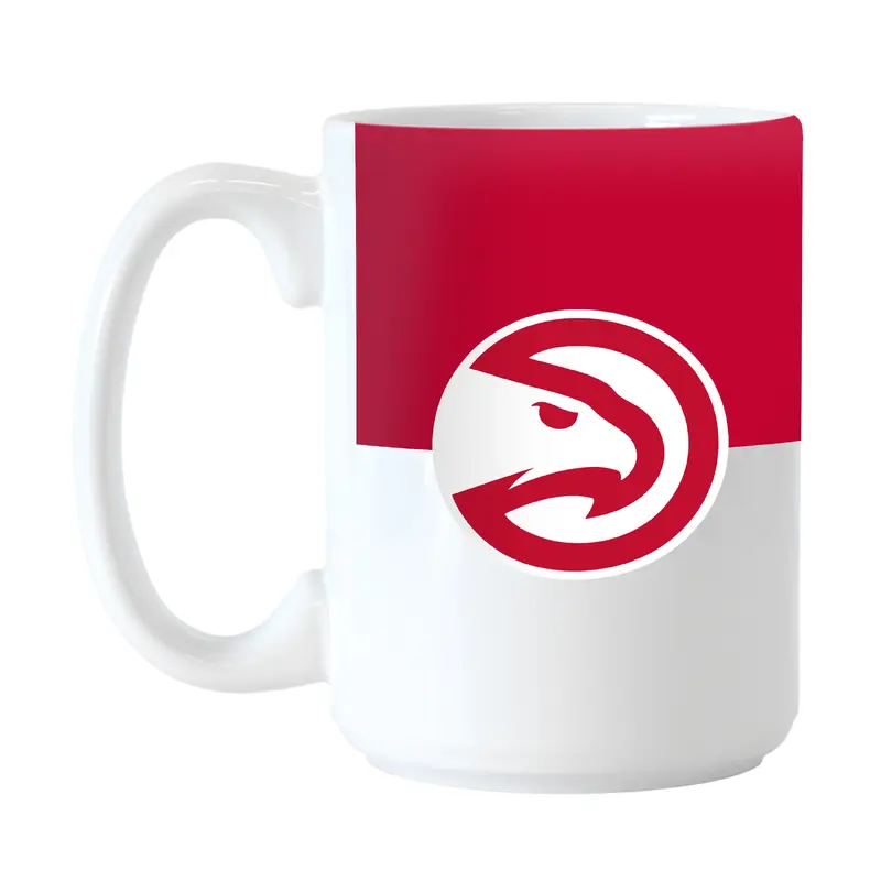 Atlanta Hawks Color Block 15 oz Sublimated Mug