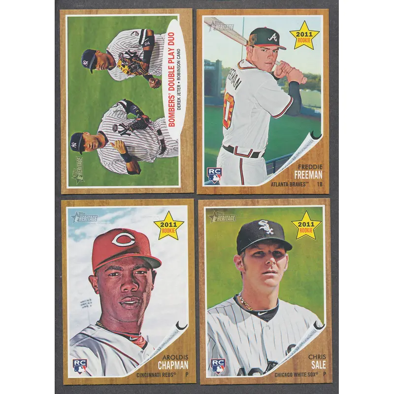 2011 Topps Heritage Baseball Complete Base Set NM/MT