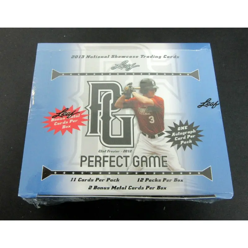 2013 Leaf National Showcase Perfect Game Baseball Box