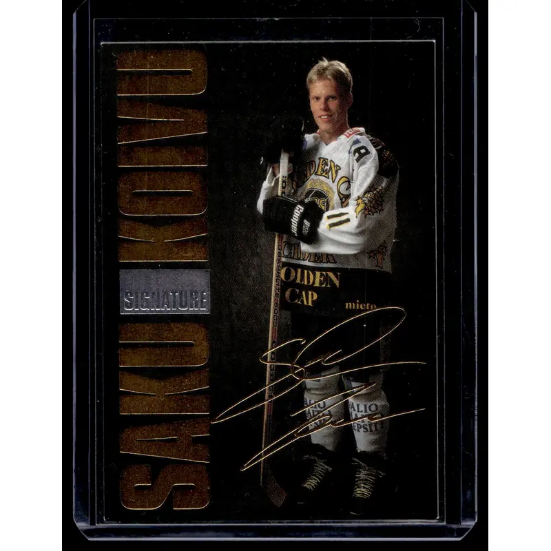 1994-95 Sisu Super Chase - Saku Koivu Signature
