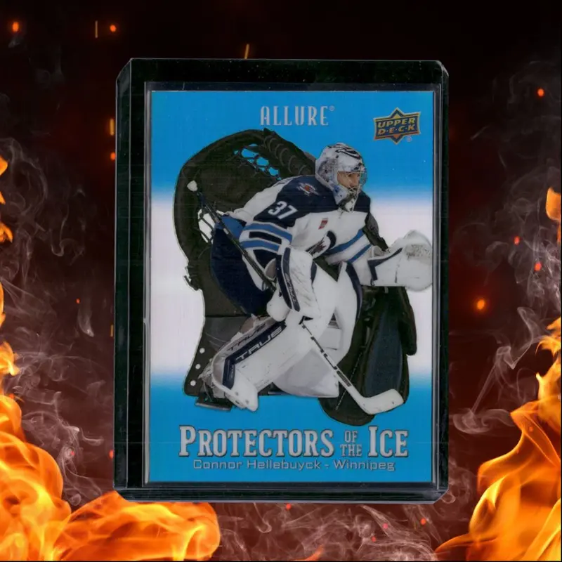 2024-25 Upper Deck Allure Connor Hellebuyck Protectors of the Ice Blue #PI-12