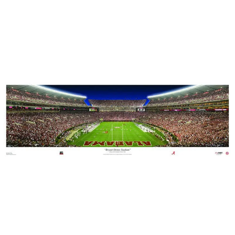 Bryant-Denny Stadium Alabama Football Game Night Panorama - USA Sports