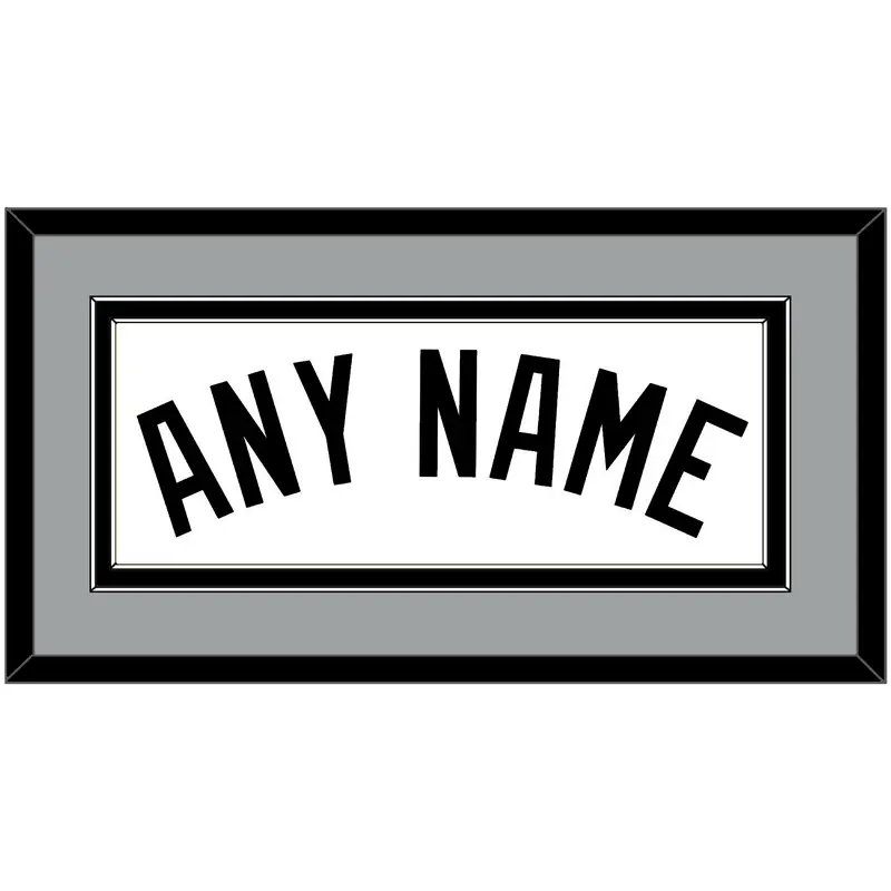 San Antonio Name - Home White (2002-2017) - Double Mat 3