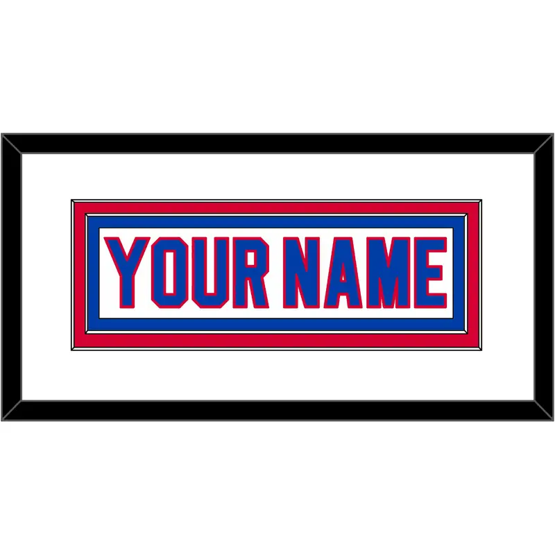 Washington Nameplate - 2011 Winter Classic White Jersey - Double Mat 1