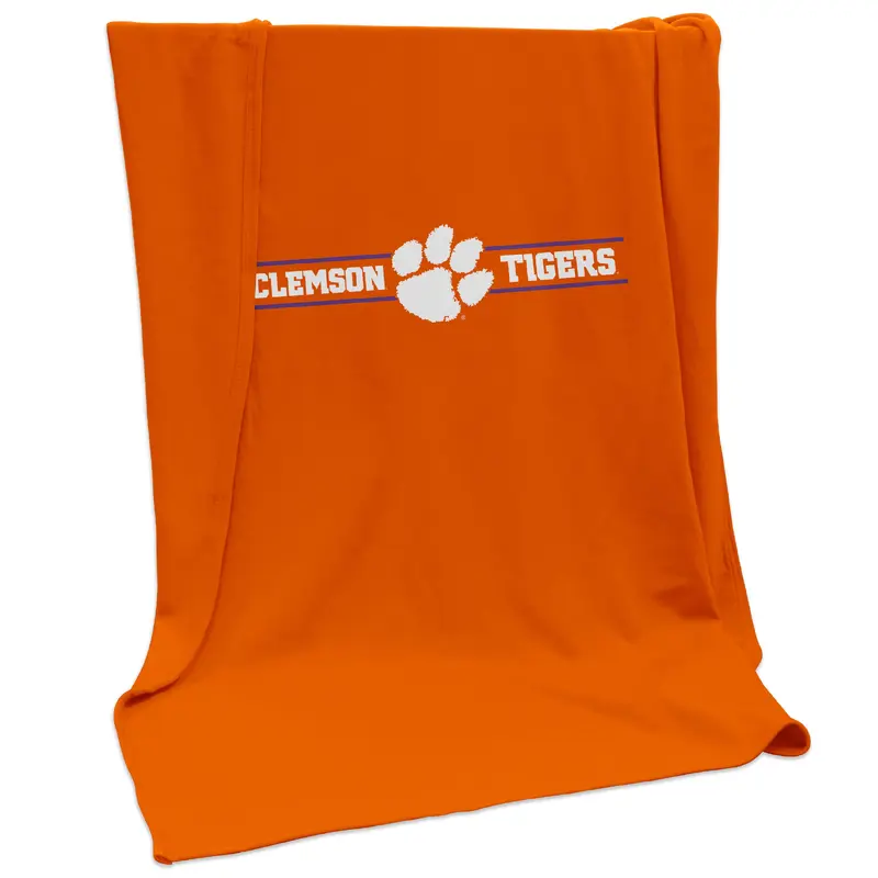 Clemson Campus Colors Sweatshirt Blanket (Screened)