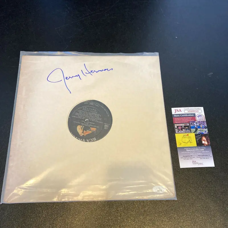 Jerry Herman Signed Vintage LP Record Album JSA COA