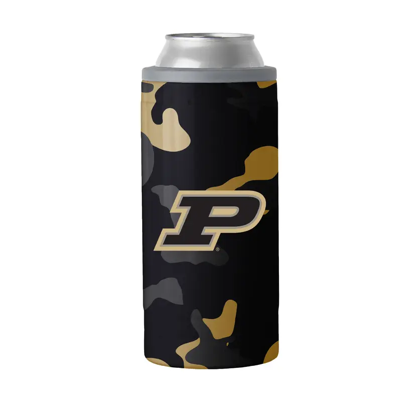 Purdue Camo Swagger 12oz Slim Can Coolie