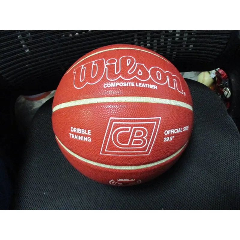 Used Wilson Composite Leather Dribble Training Size 7 Basketball