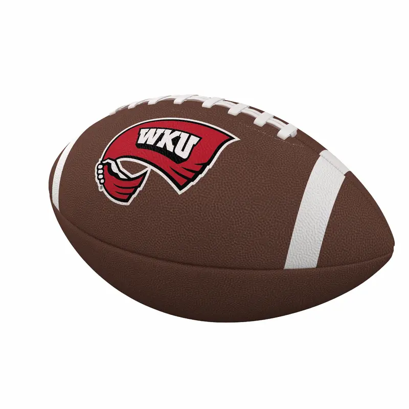 Western Kentucky Team Stripe Official-Size Composite Football