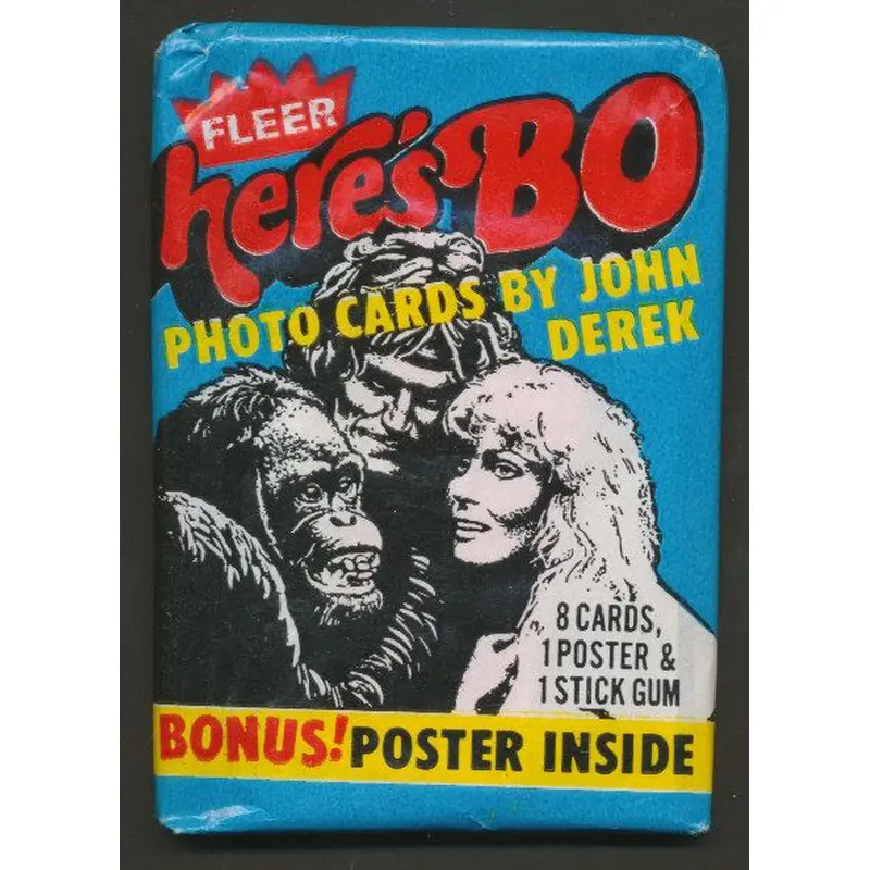 1981 Fleer Here's Bo Unopened Wax Pack