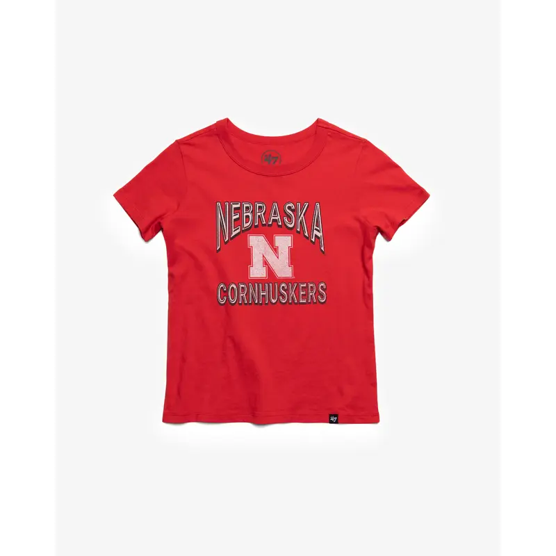 NEBRASKA CORNHUSKERS FAN OUT '47 FRANKLIN TEE KIDS