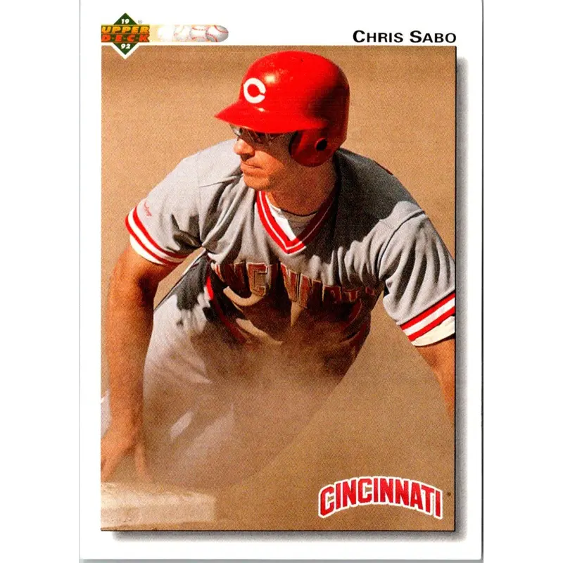 1992 Upper Deck Gold Hologram Chris Sabo #123