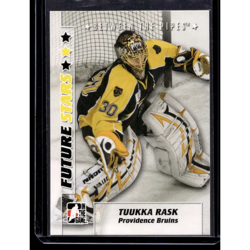 2007-08 In the Game Between the Pipes - Tuukka Rask #58 RY