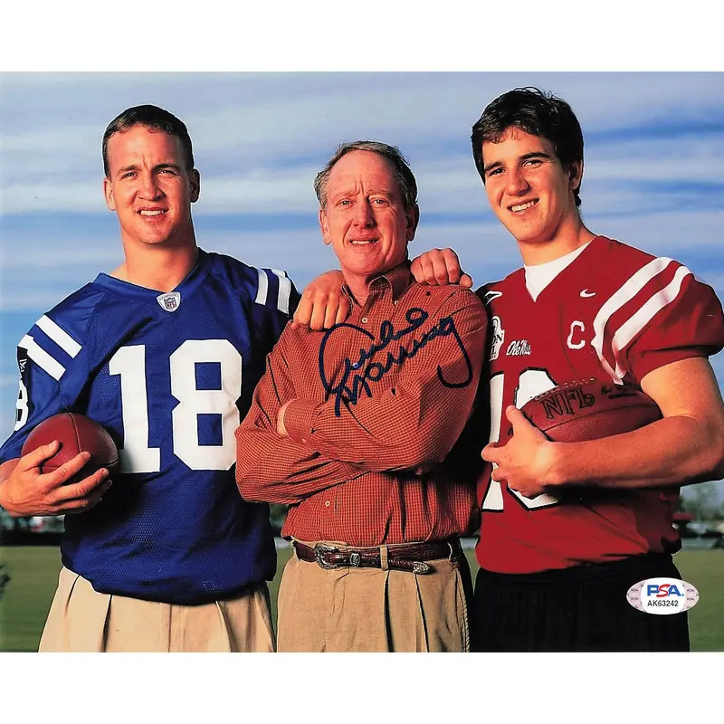 ARCHIE MANNING signed 8x10 photo PSA/DNA New Orleans Saints Autographed