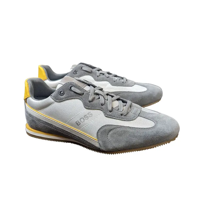 HUGO BOSS GREY MENS SHOE RUSHAM LOWP MXWT 50464551061