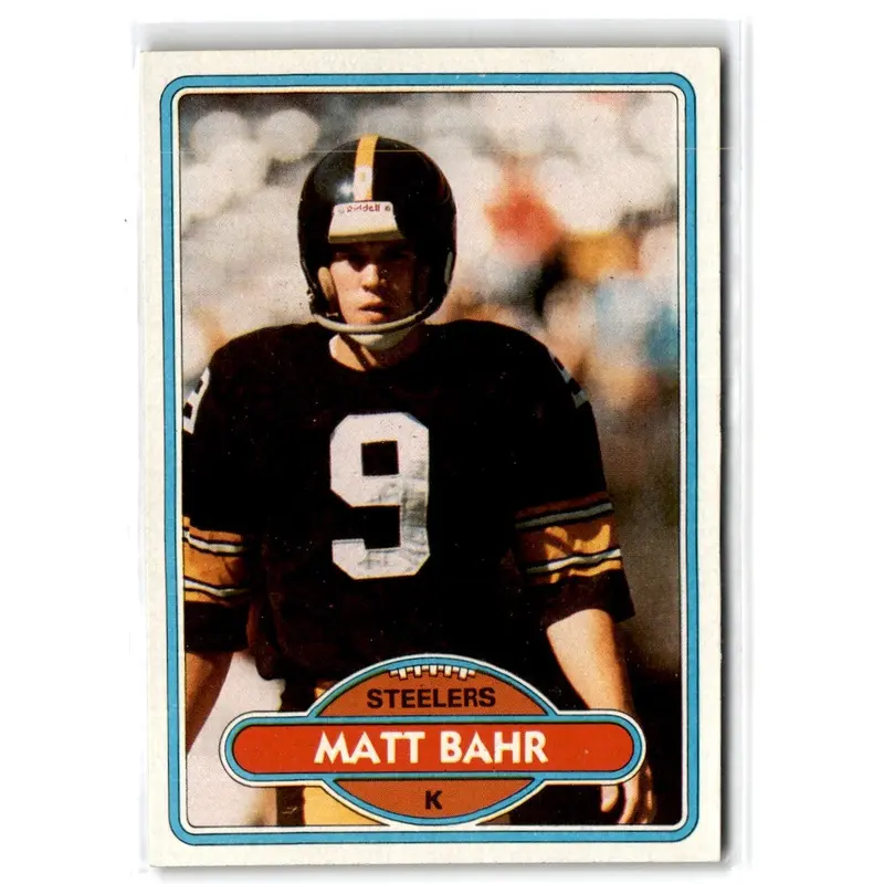 1980 Topps Matt Bahr #31 Rookie