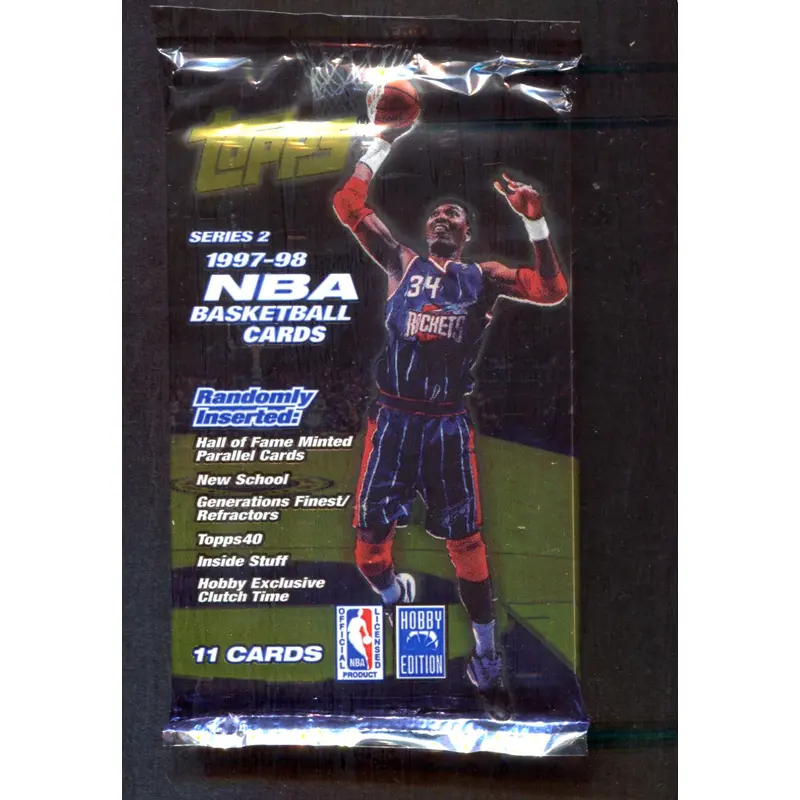 1997/98 Topps Basketball Unopened Series 2 Pack (Hobby) (11)