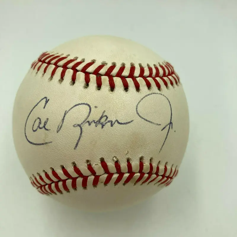 Cal Ripken Jr. 1980's Early Career Signed American League Baseball With JSA COA